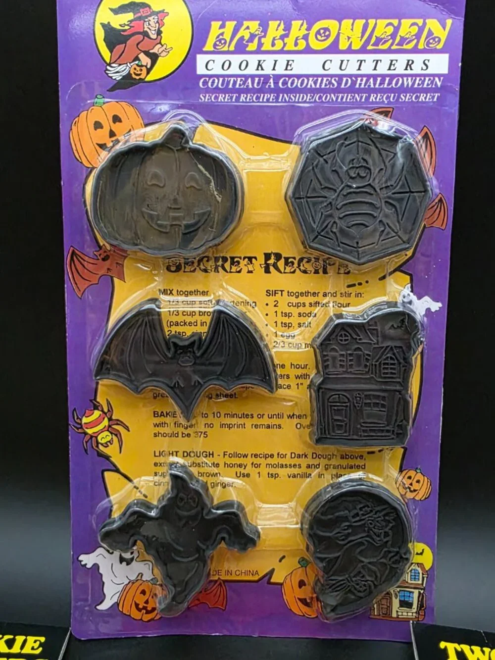 Lot of 15 Vintage Halloween Cookie Cutters: pumpkin bat ghost witch spider
